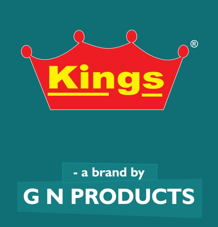 Kings logo with text and design, white background